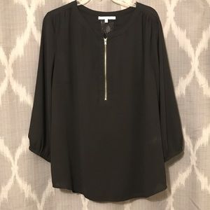 Daniel Rainn Black Top Lace Detail on back